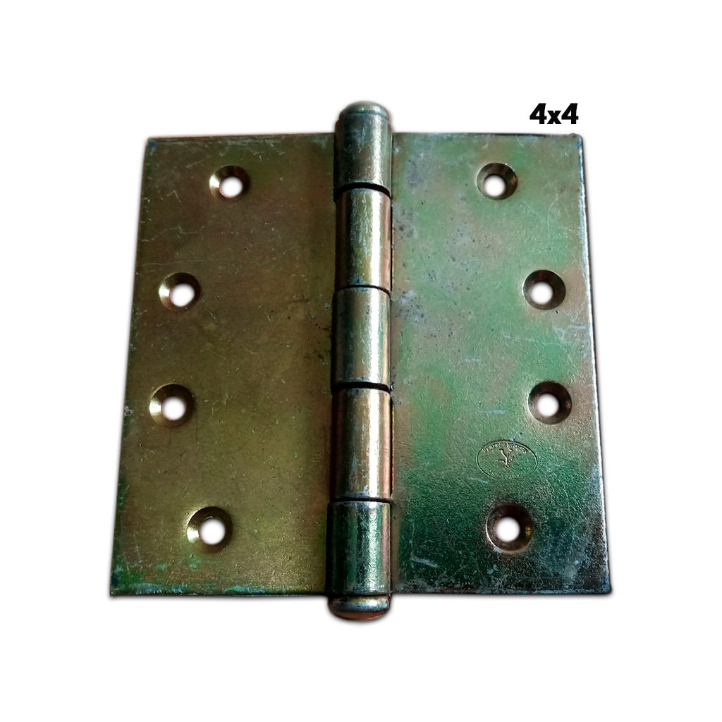 Bisagra 4x4 Galvanizada para Puertas y Portones de Madera Pesada.