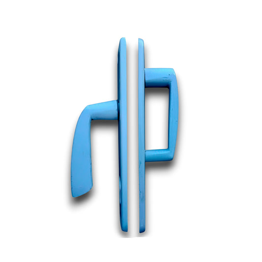 Manilla de Aluminio Fija y Móvil en Color Blanco.