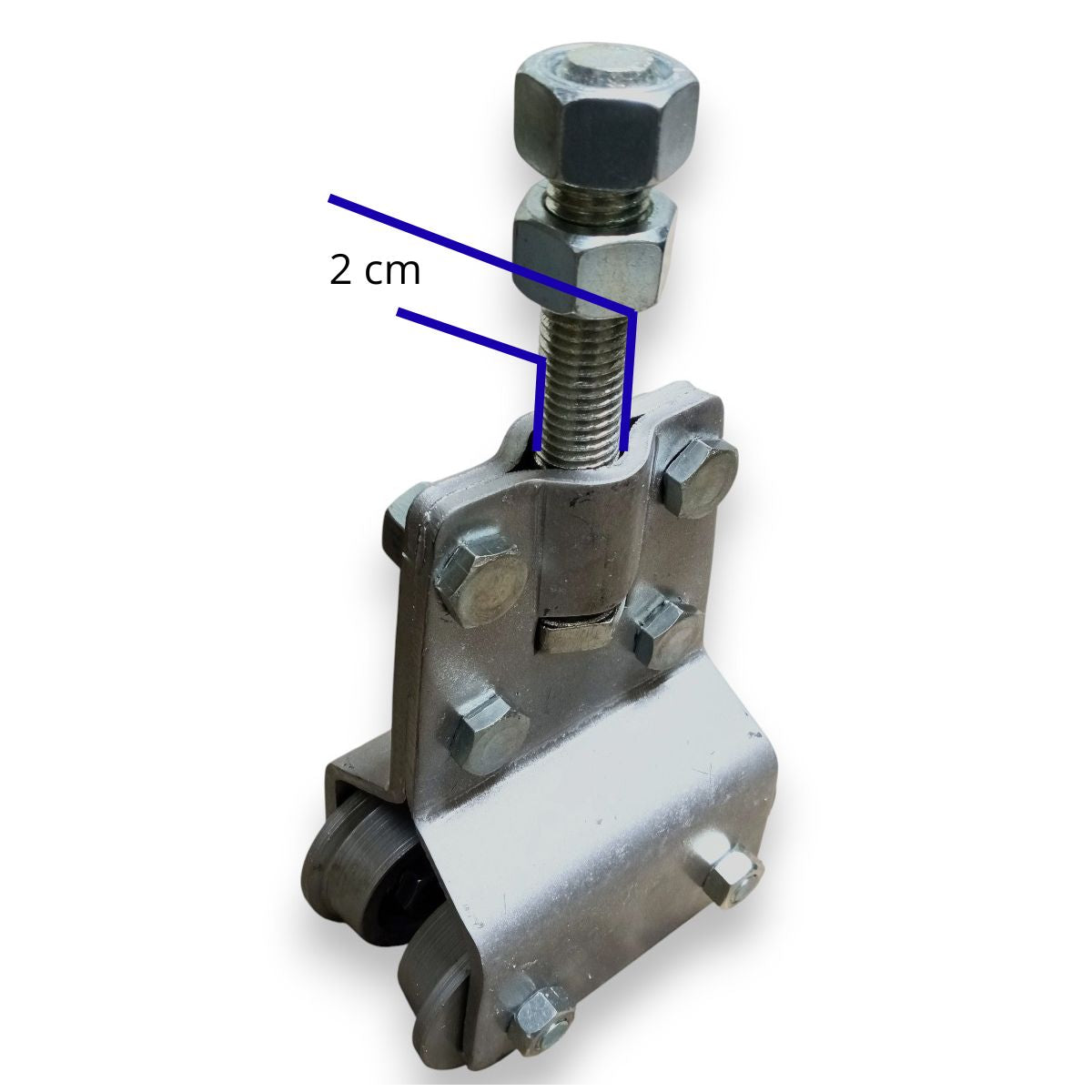 Espesor con 2 cm del Tornillo del Trolley de 4 Ruedas