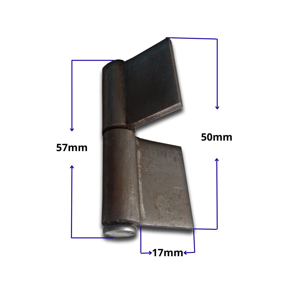 Dimensiones de la bisagra para soldar de 2 pulgadas