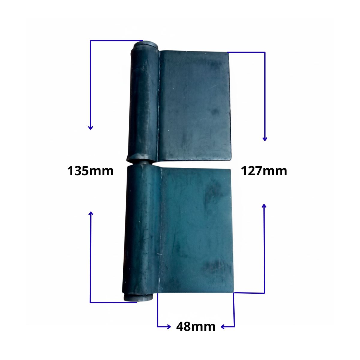 Bisagra para Soldar de 5"-Medidas