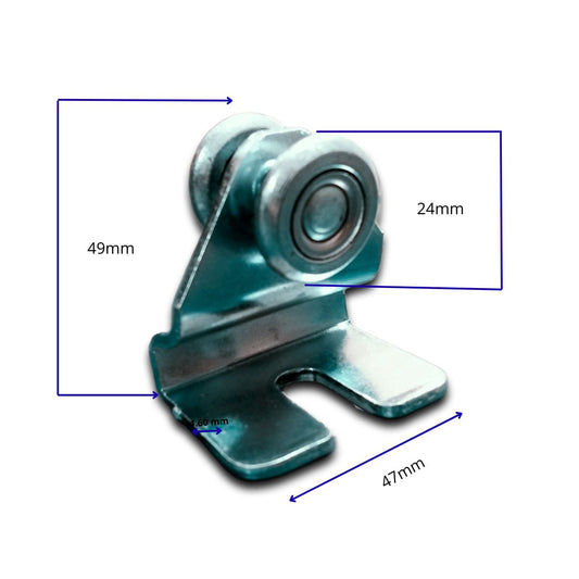 Garrucha para Portón Liviano de 1 1/4" con 2 Ruedas| R25