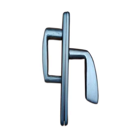 Manilla de Aluminio Fija y Móvil Color Natural .