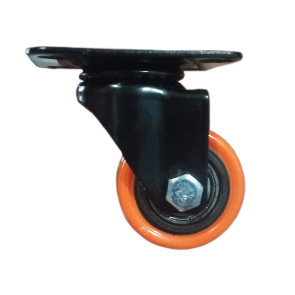 Rueda para cajones de 1 1/2" con base giratoria