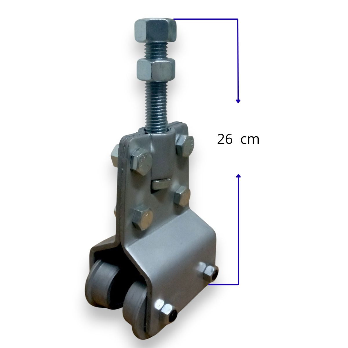 Altura de 26 cm del Trolley de 4 Ruedas
