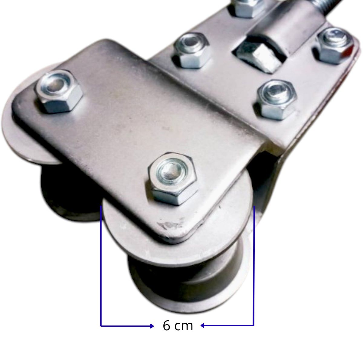 Diámetro de la rueda del Trolley de 4 ruedas